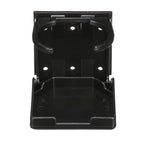 Attwood 11654-3 Fold-Up Drink Holder, 1 Rigid Ring, Molded Abs Plastic, 3 7/8-Inch H X 3 -Inch W, 7/8-Inch Closed Depth, Black