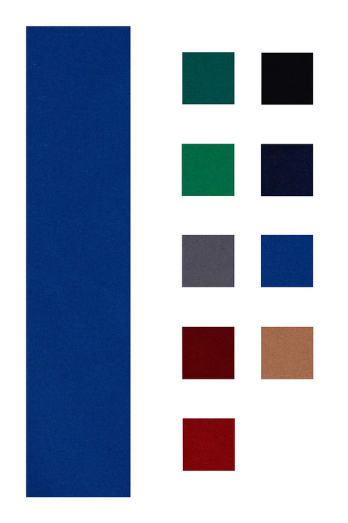 Accuplay 20 oz Pre Cut Pool Table Felt - Billiard Cloth Blue for 7 Table