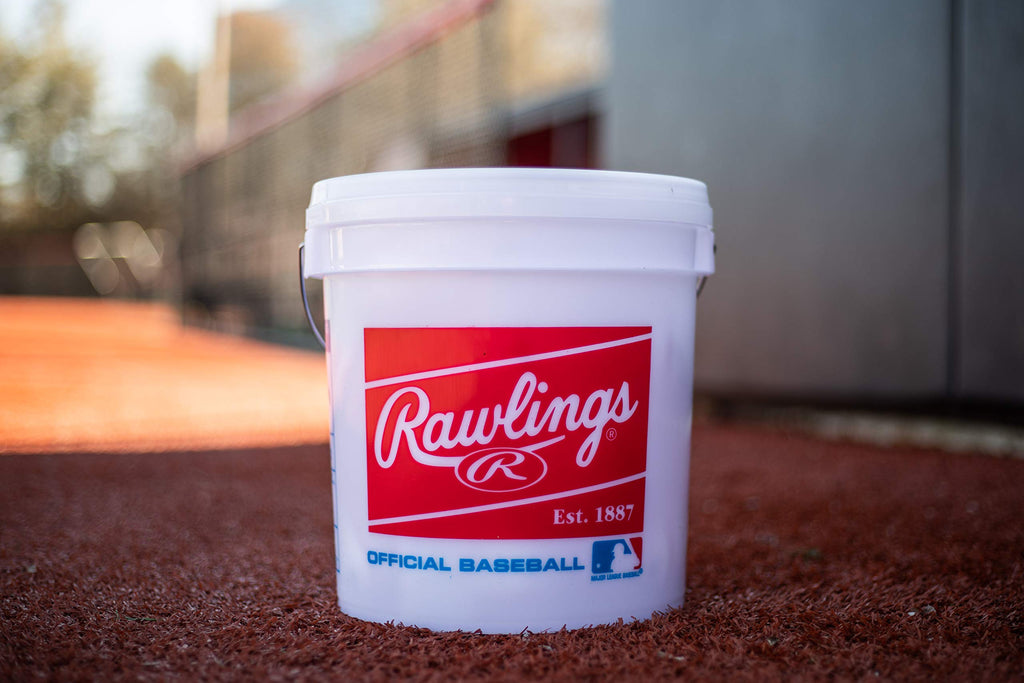 Rawlings Official League Recreational Grade Olb3/R8U Baseballs, Bucket Of 24 Balls, Olb3Buck24