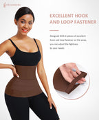 Feelingirl Waist Trainer For Women Bandage Wrap Sauna Belt Long Torso Tummy Wraps Belly Body Shaper Waist Trimmer Belt