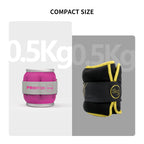 Satoha Proiron Gewichtsmanschetten Fuahandgelenk Gewichte Fitness Set 0,5Kg Bis 2Kg 1 Paar Far Beine Und Arme Knachel Gewicht Fa