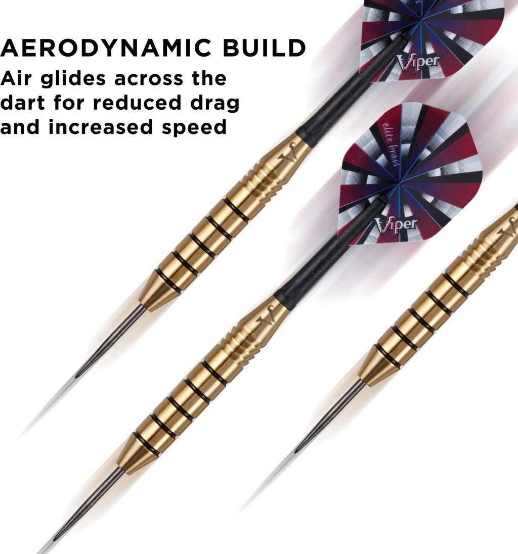 Viper Elite Brass Steel Tip Darts 25 Grams