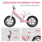 Balance Bike For Age 2 To 5 Years Baby,Colorful Lighting Toddler First Bicycle, 12-Inch Ride On Trainer Toys For Children,Kids S