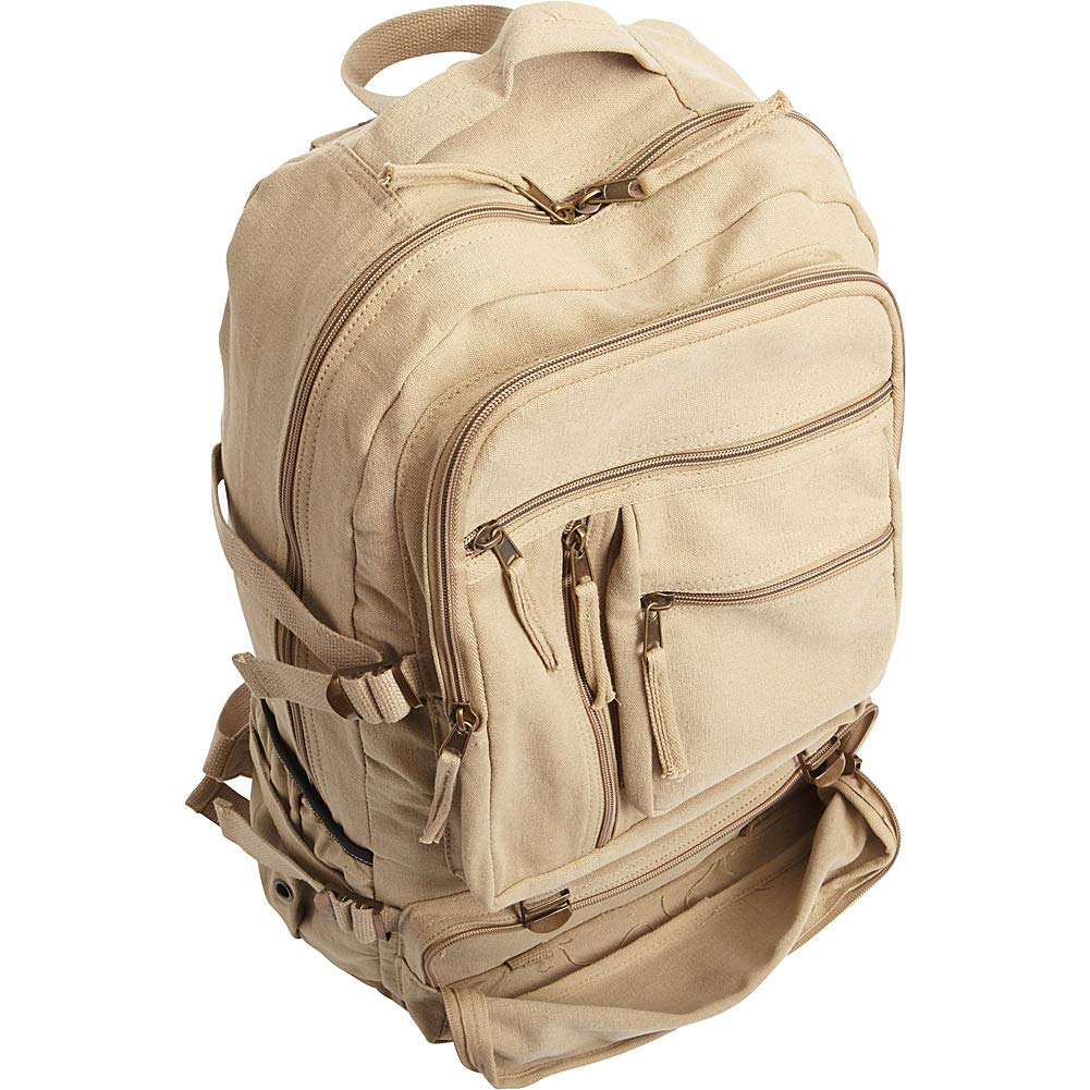 Retro Cantabrian Excursion Rucksack (No Leather Trim) - Olive Drab