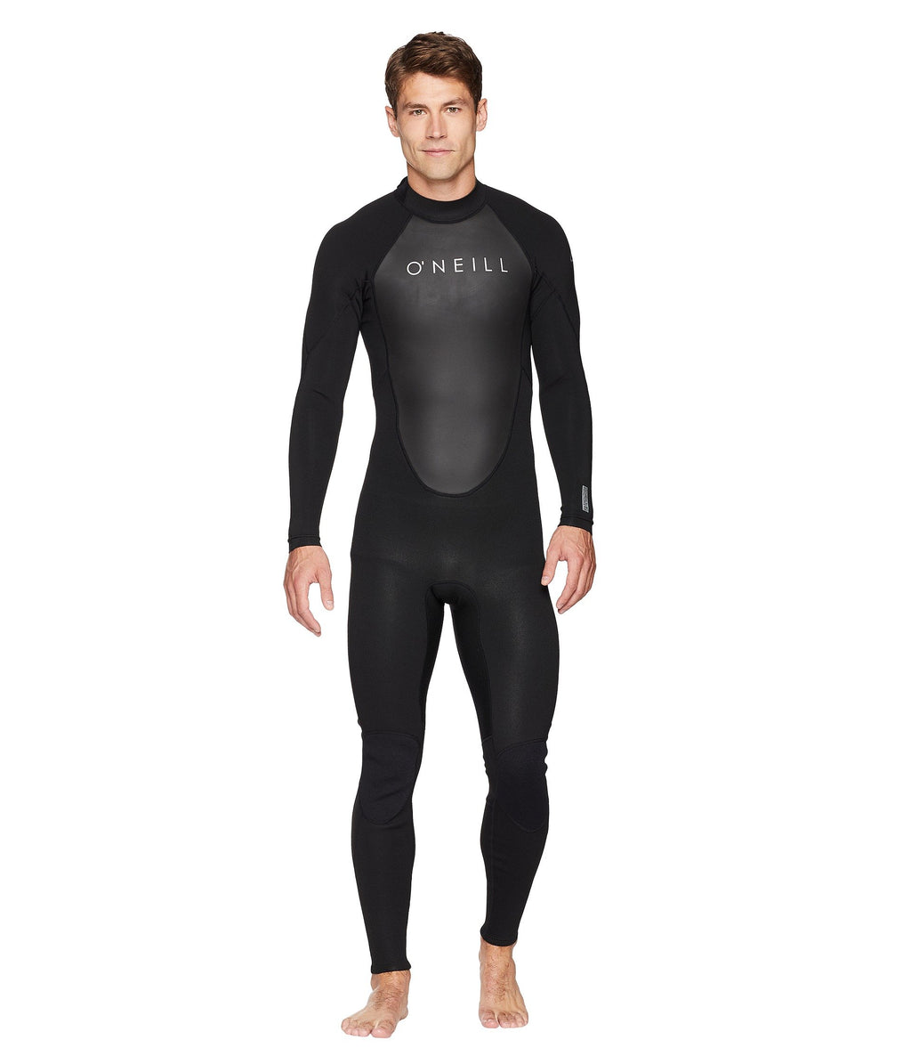O'Neill Men'S Reactor-2 3/2Mm Back Zip Full Wetsuit, Black/Black, Xls