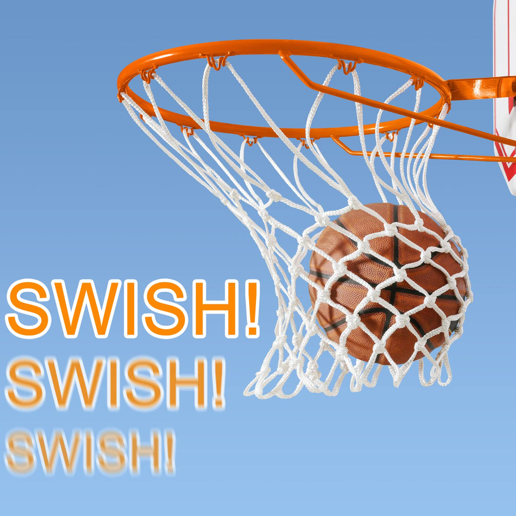 Neijiang Basketball Net Replacement Outdoor, Upgraded Thickening Heavy Duty, All Weather Anti Whip, Fits Standard Indoor Or Outd