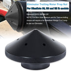 Eliminator Trolling Motor Prop Nut Custom Fit For Minnkota 80, 101 And 112 Lb Models (Black)