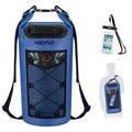 Piscifun Dry Bag, Waterproof Floating Backpack 40L with Waterproof Phone Case for Boating, Kayaking, Fishing, Sapphire Blue 40L