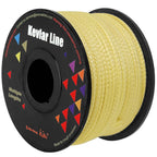 Emma Kites 100% Kevlar Braided String Utility Cord 200Ft 100Lb Abrasion Flame Resistant, Tactical Survival Fishing Assist Cord M