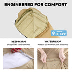 Iceco Xl Sleeping Bags For Adults, 10?F Camping Sleeping Bag Cold Weather, 3 Seasons Backpacking Sleeping Bag, Warm & Washable M