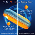 U Uzopi Hand Warmers Rechargeable, 14000Mah Electric Hand Warmer 2 Pack Dual-Sided Heating 17Hrs Warmth Max 131? Usb-C Portable