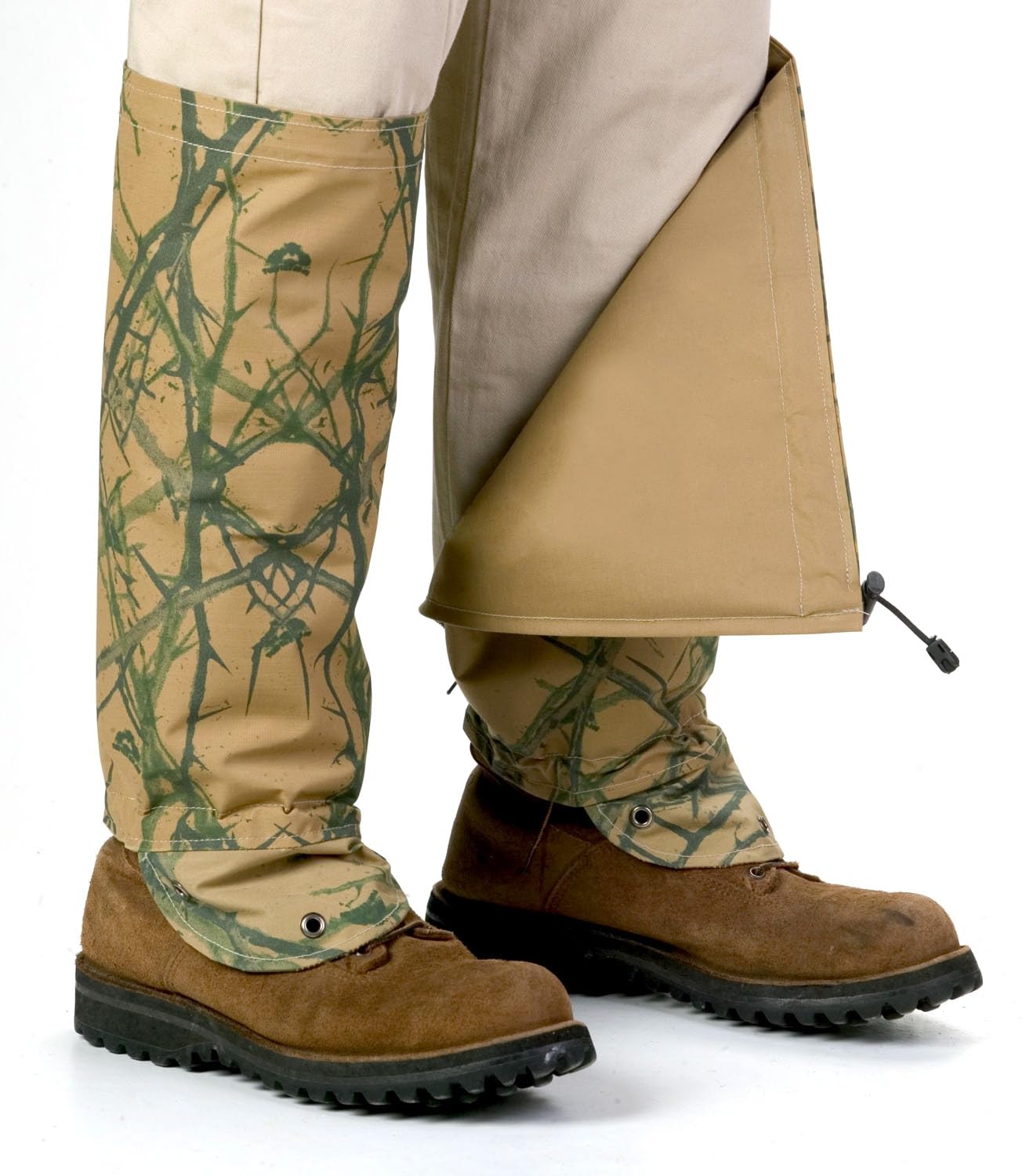 Turtleskin Snake Gaiters, Lightweight & Waterproof Snake Guards For Men & Women, Durable Reversible Snake Chaps For Hunting,Tact