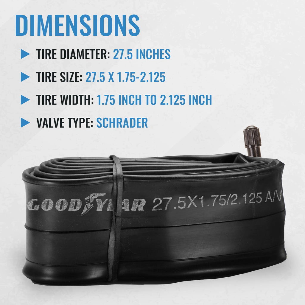 Goodyear Bicycle Tube, 27.5 X 1.75/2.125