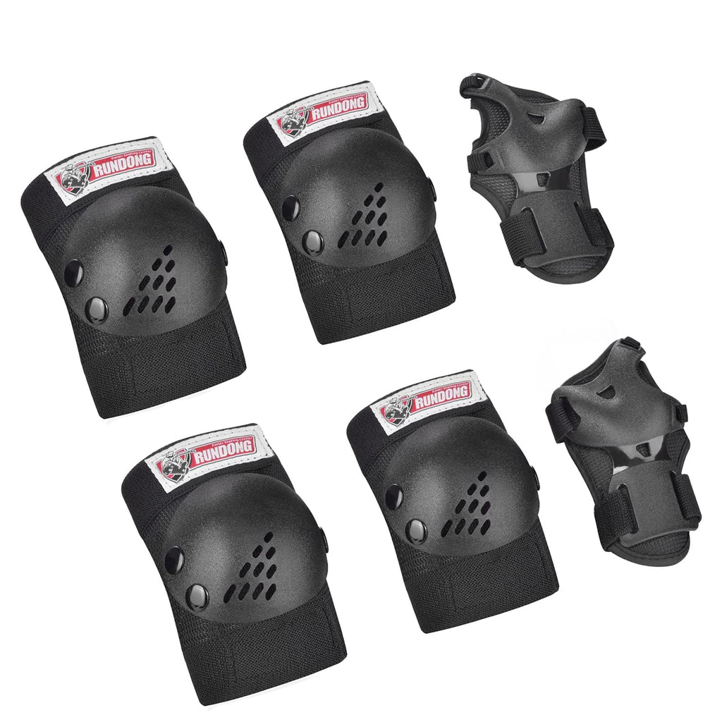 Sohour Home Kids Knee Pads Elbow Pads Wrist Guards 3 In1Protective Set For 3-15 Years Child Skateboard, Roller Skates, Inline Sk
