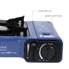 Portable Butane Stove, Ms-520 Piezo Ignition Camping Butane Cassette Stove Portable Gas Stove Outdoor Windproof Portable Barbecu