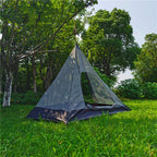 Genma0 Ultralight Half Mesh Tent For Tipi Hot Tent 1-2 Person Mesh Camping (2 Person Mesh For 4-6 Person Tipi Tent)