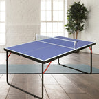 Hookung Table Tennis Table Ping-Pong Tables Set - 100 Preassembled Foldable & Portable Ping Pong Family Game Tables For Outdoor