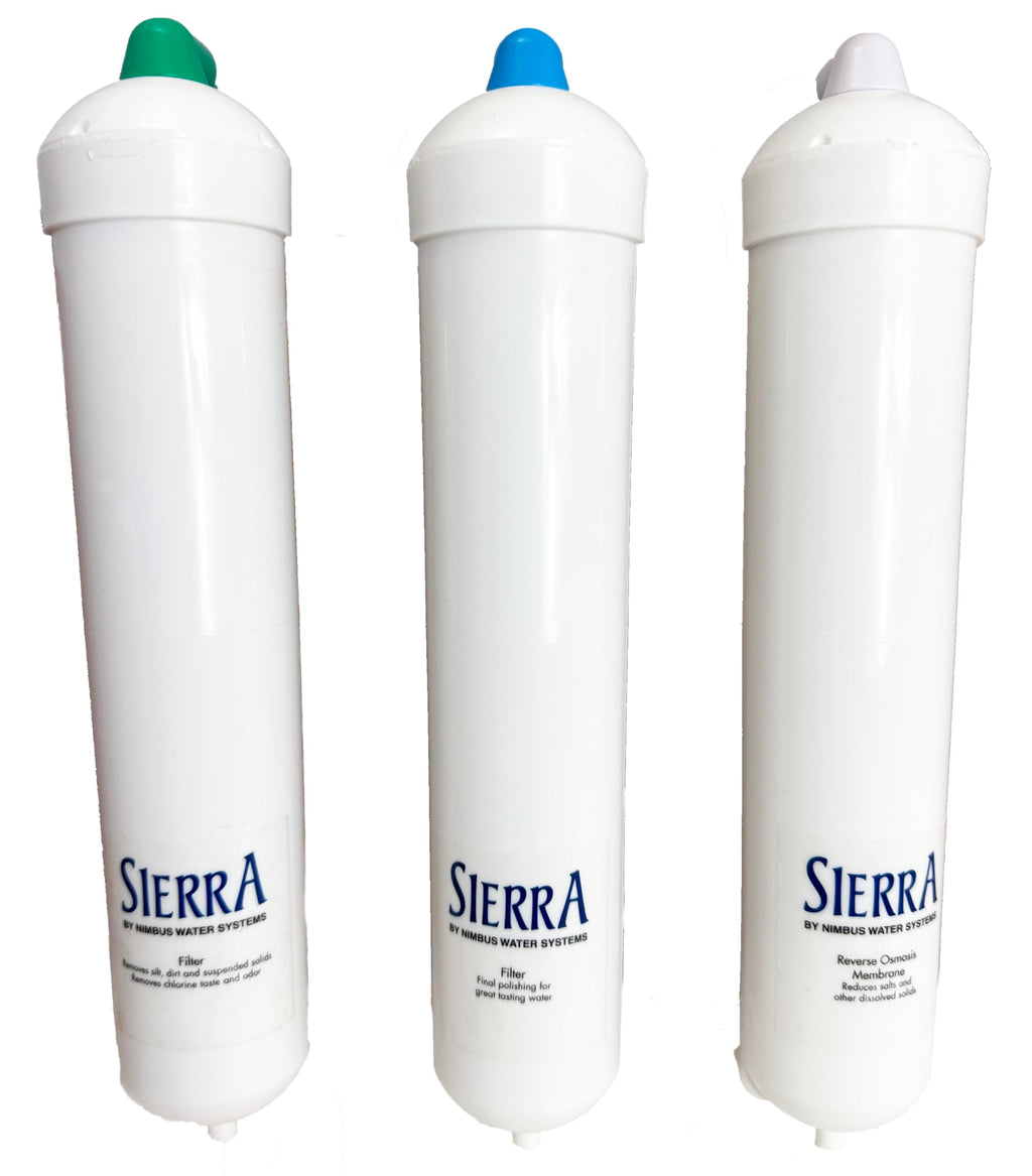 Nimbus Sierra Replacement Filter Kit, 104207, 104381, 104382, 104583, White