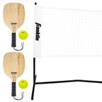 Franklin Sports Half Court Size Pickleball Net By Franklin Pickleball - Includes 10Ft Net, (2) Paddles, And (2) X-40 Usa Pickleb