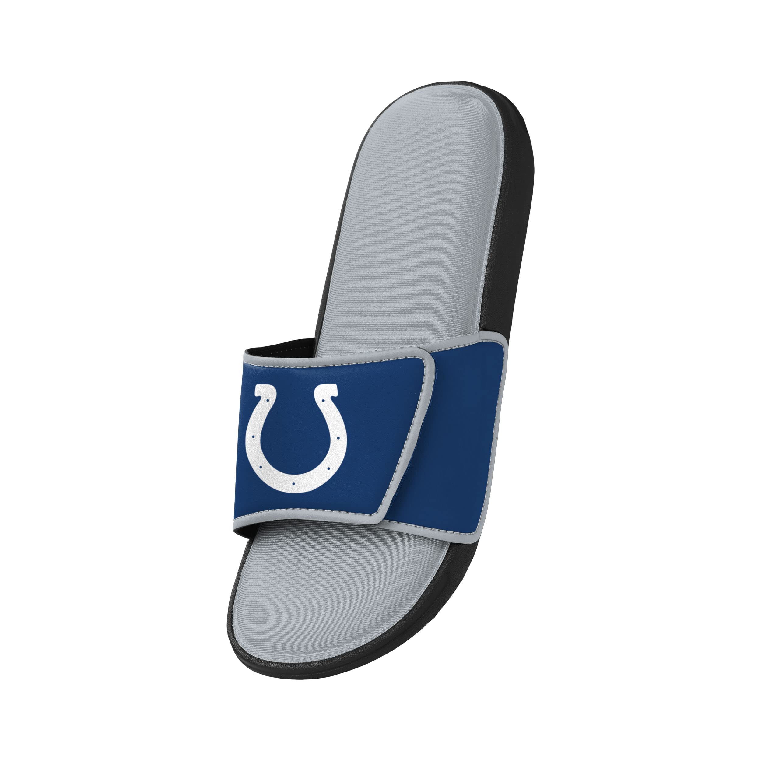 FOCO Indianapolis Colts NFL Mens Foam Sport Slide - L
