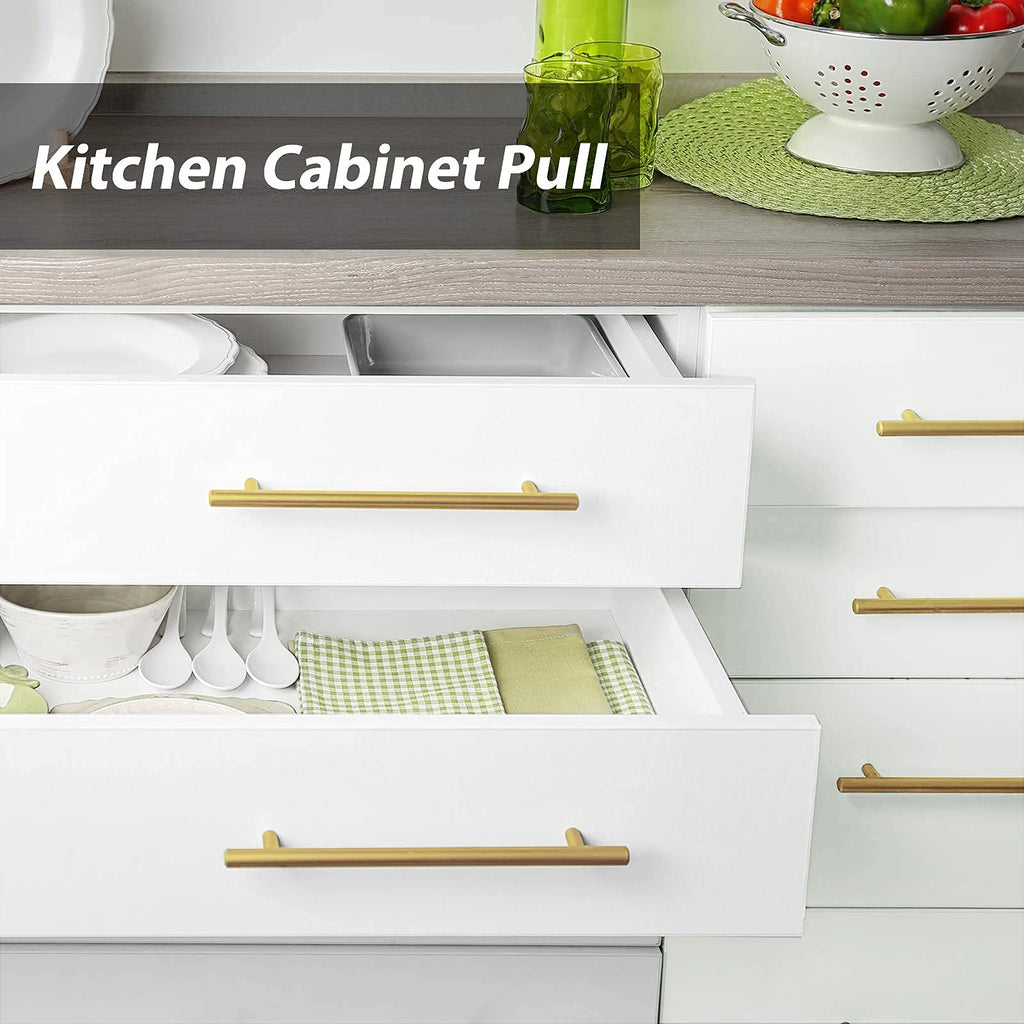 Goldenwarm 20 Pack Brushed Brass Cabinet Handle Pulls Dresser Drawer Hardware 3 Inch(76Mm) - Ls201Gd76 Kitchen Cabinet Handles C