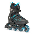 K2 F.I.T. 80 BOA Black/Blue Mens Inline Skates - Black/Blue / 9.5