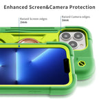 Markill Compatible With Iphone 13 Pro Max Case 67 Inch With Ring Stand, Heavy-Duty Military Grade Shockproof Phone Cover With Ma