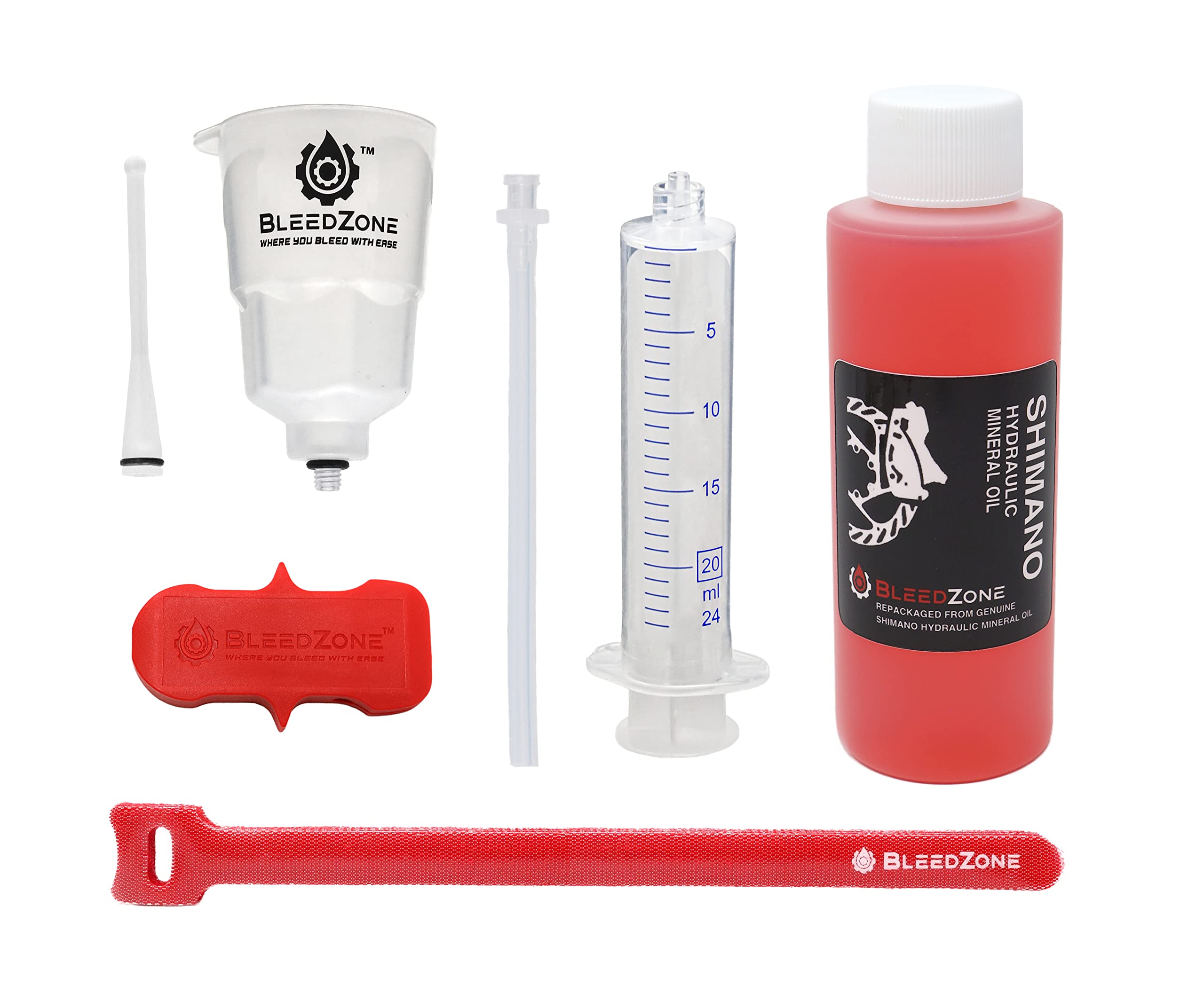 Bleed Kit For Shimano Hydraulic Mountain Bike Mtb Brakes With 120Ml Mineral Oil