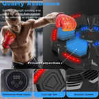 Baswip 2025 Music Boxing Machine For Adults/Kids W/ 2 Gloves - Smart Bluetooth Wall Mounted Punching Bag, 9 Modes & Speeds, Digi