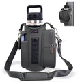 icolor Magnetic Gym Bag Water Bottle Carrier Holder with Phone Pockets & Shoulder Strap Small Gym Bag 5 Built-in Magnets Gym Acc