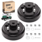 10L0L Golf Cart Brake Drum Hub Assembly (Electric) For Ezgo Txt Replaces Oem# 19186G1P, 2-Pack