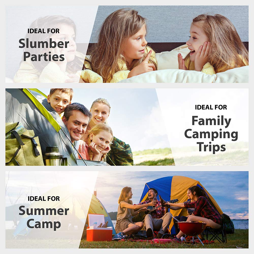 Lightweight Violet/Purple Sleeping Bag By Revalcamp. Indoor & Outdoor Use. Great For Kids, Youth & Adults. Ultralight And Compac