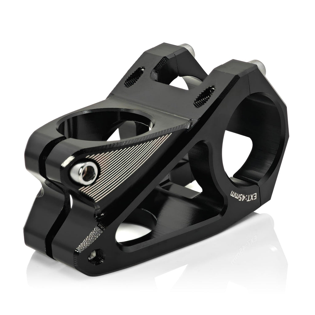 Fisope Mountain Bike Stem With 31.8Mm Bar Clamp 7 Degree 45Mm Cnc Machined Aluminum Alloy Light Weigh Bike Stem For Downhill And