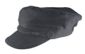 Stylish Flat Captain Black Westerns Pilot Short Hats Cap