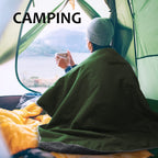 Tirrinia Outdoors Waterproof Throw Blanket, 51      X 59       Sherpa Fleece Stadium Windproof Mat For Boat, Traveling, Camping,