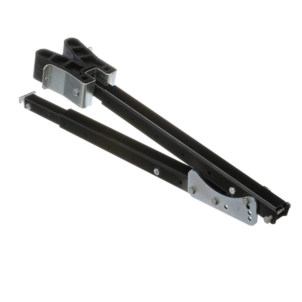 Attwood 460-Adj Adjustable Transom Saver, 36 To 60 Inches, Steel Construction, Rubber Pads, Corrosion-Resistant Black Finish