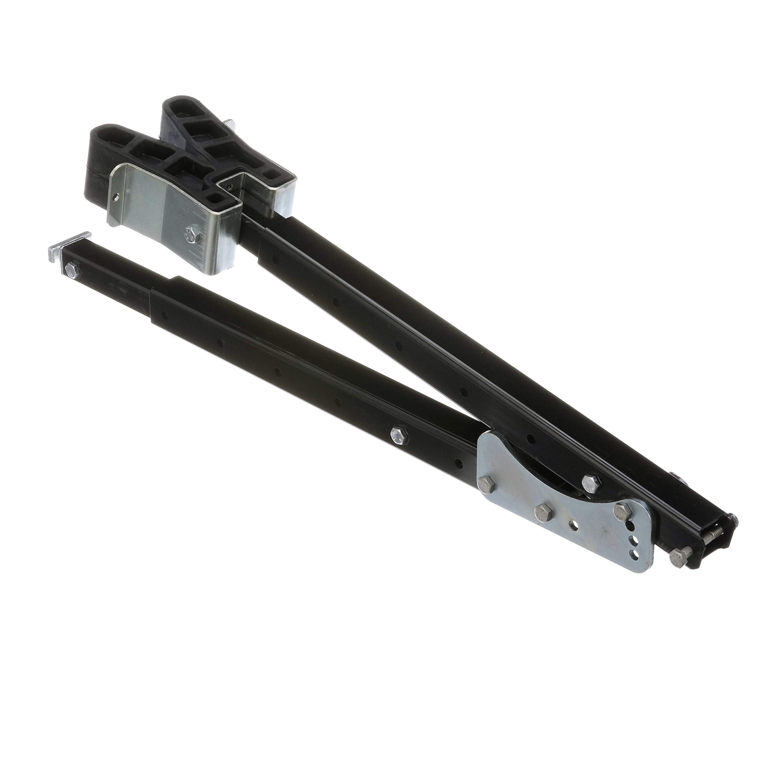Attwood 460-Adj Adjustable Transom Saver, 36 To 60 Inches, Steel Construction, Rubber Pads, Corrosion-Resistant Black Finish