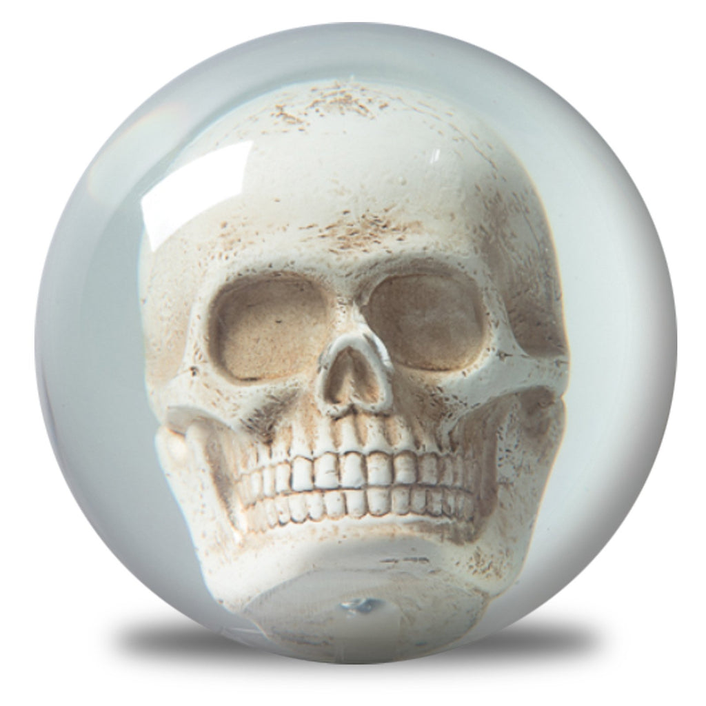 Kr Strikeforce Clear Skull Undrilled Bowling Ball, Clear, 15Lb