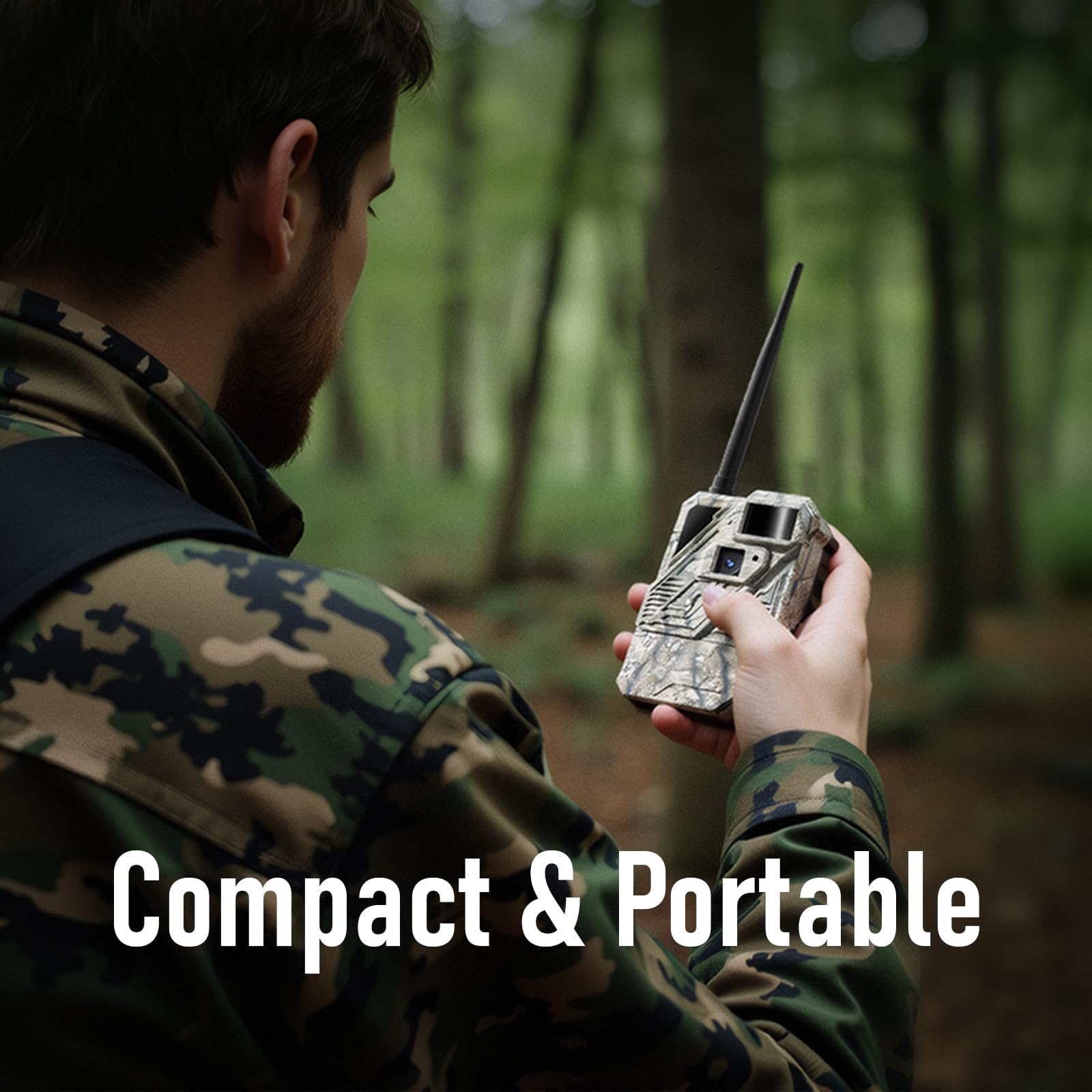 Zleo No Subscription Deer Game Cameras - Cellular Trail Cam for Hunting - SIM Card Pre-Inserted - Live Feed - Solar Power - Nigh