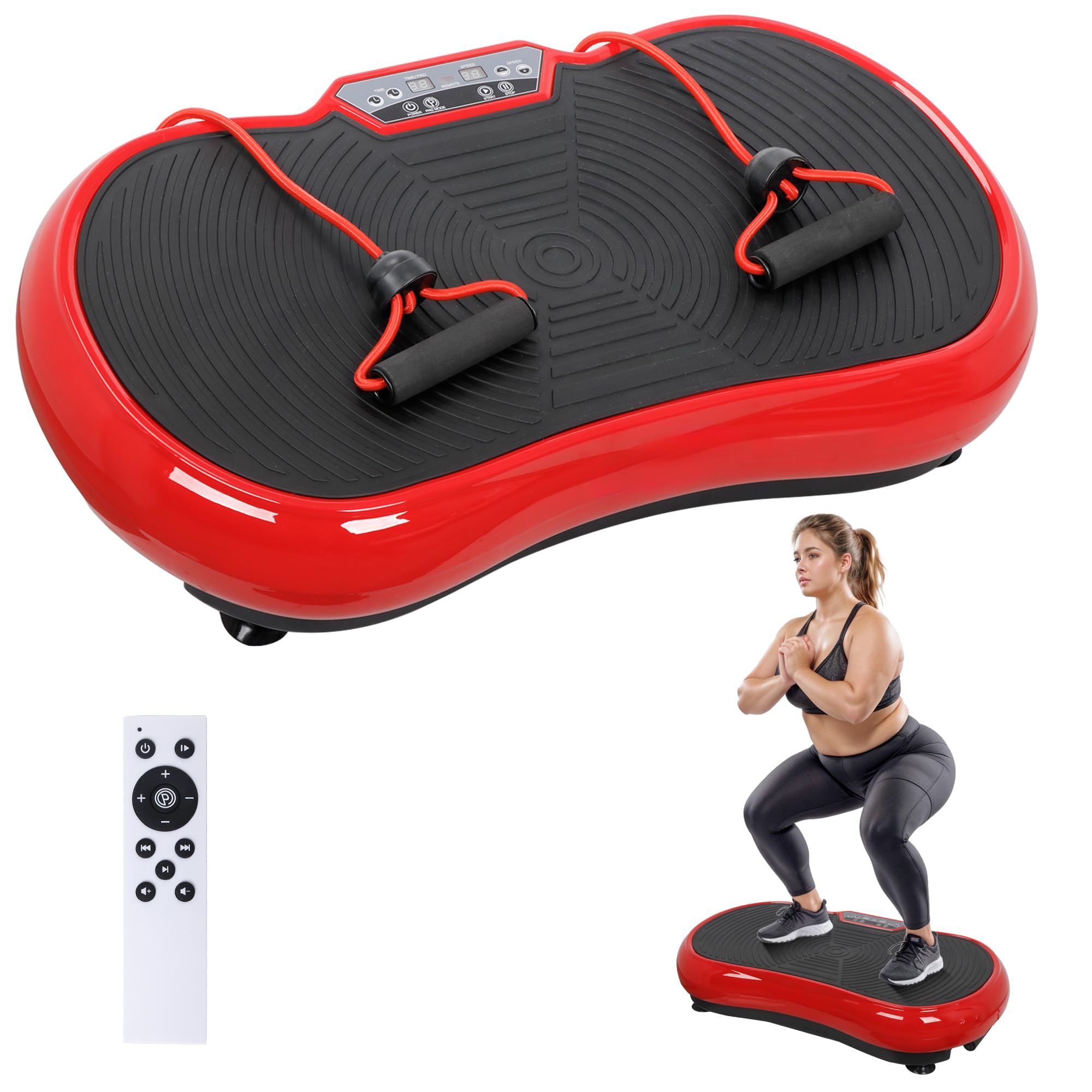 ZENY Vibration Plate Exercise Machine, Whole Body Workout Vibration Fitness Platform for Weight Loss, Toning Wellness, Home Gym 
