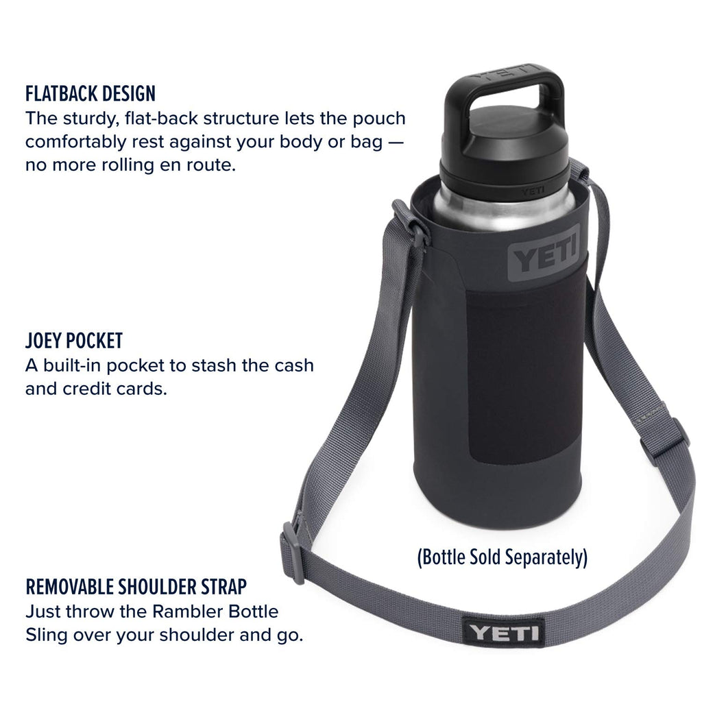 Yeti Large Bottle Sling For Rambler 26  36 Oz Bottles, Charcoal