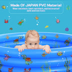 Garden Round Inflatable Baby Swimming Pool, Portable Inflatable Child/Children Little Pump Pool,Kiddie Paddling Pool Indoor&Outd
