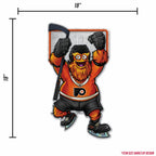 Rico Industries Nhl Philadelphia Flyers Mascot Shape Cut Pennant - Home And Living Room D  Cor - Soft Felt Ez To Hang 18X0.10X18