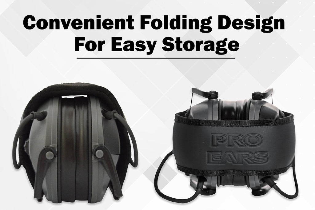 Pro Ears Silver 22 Electronic Hearing Protection, Noise Reduction Rating 22Db, Dynamic Level Sound Compression Technology, Autom