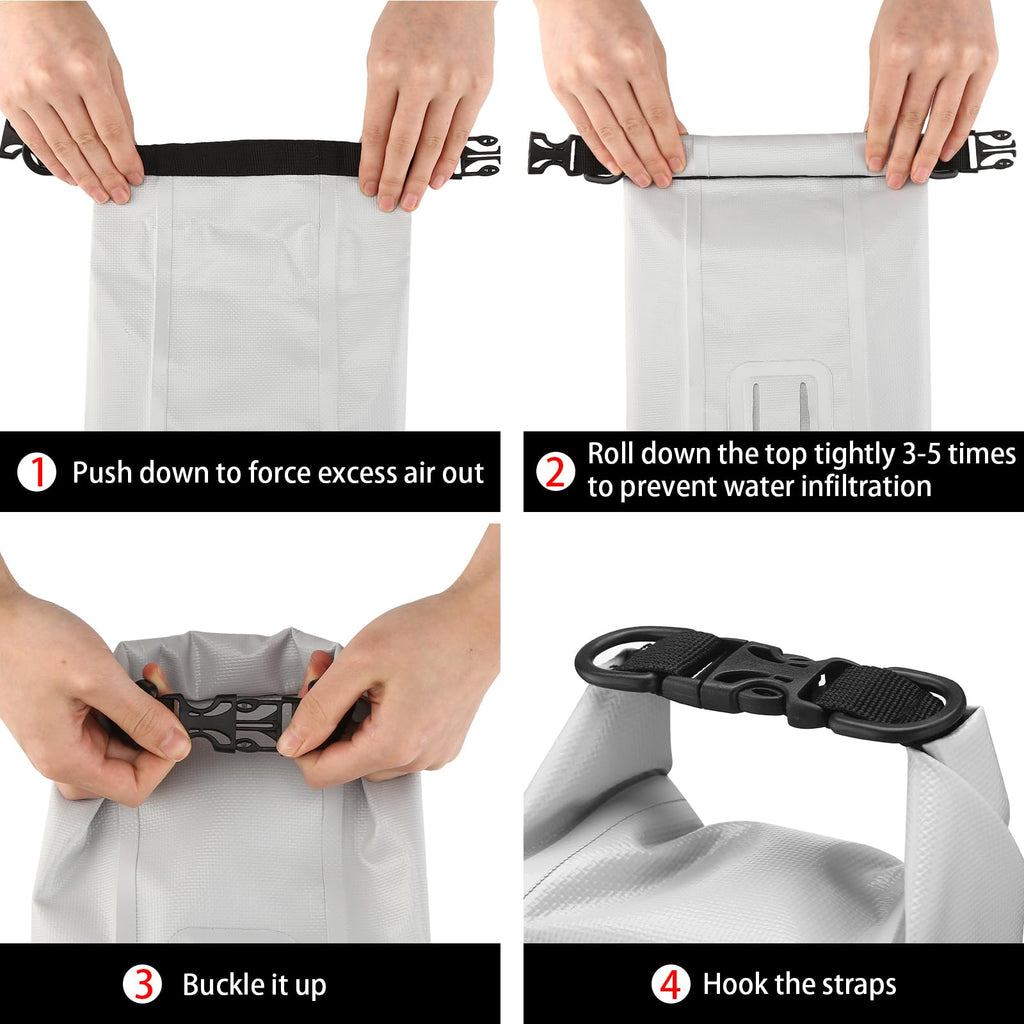 Well-Strong Waterproof First Aid Kit Roll Top Boat Emergency Kit With Waterproof Contents For Fishing Kayaking Boating Swimming