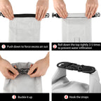 Well-Strong Waterproof First Aid Kit Roll Top Boat Emergency Kit With Waterproof Contents For Fishing Kayaking Boating Swimming