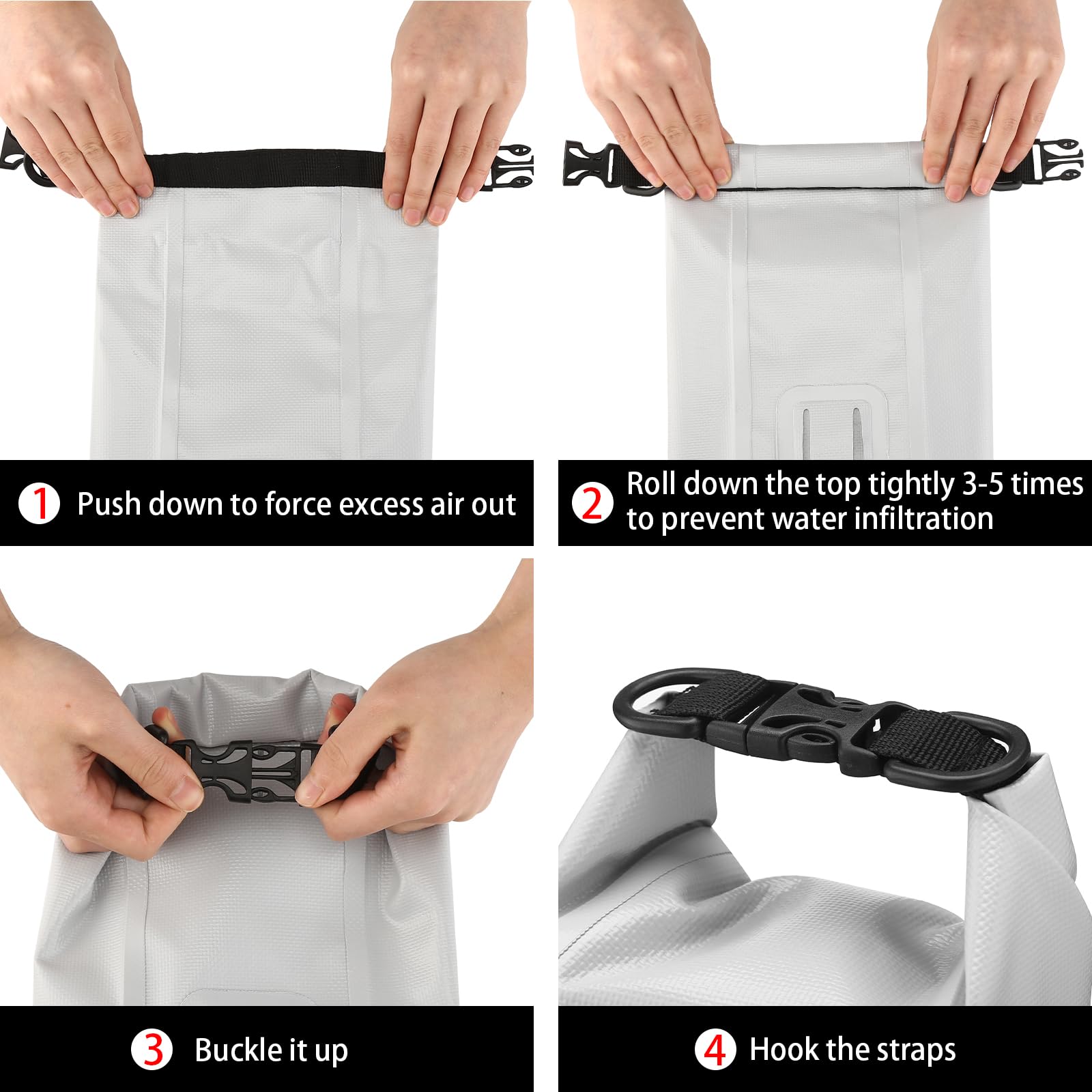 Well-Strong Waterproof First Aid Kit Roll Top Boat Emergency Kit With Waterproof Contents For Fishing Kayaking Boating Swimming