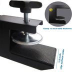 Comesee Professional Table Tennis Ping Pong Net Post Set Strength Screw Clamp With Net Clip Insert, 1.5 Inch Width Grip Holder,