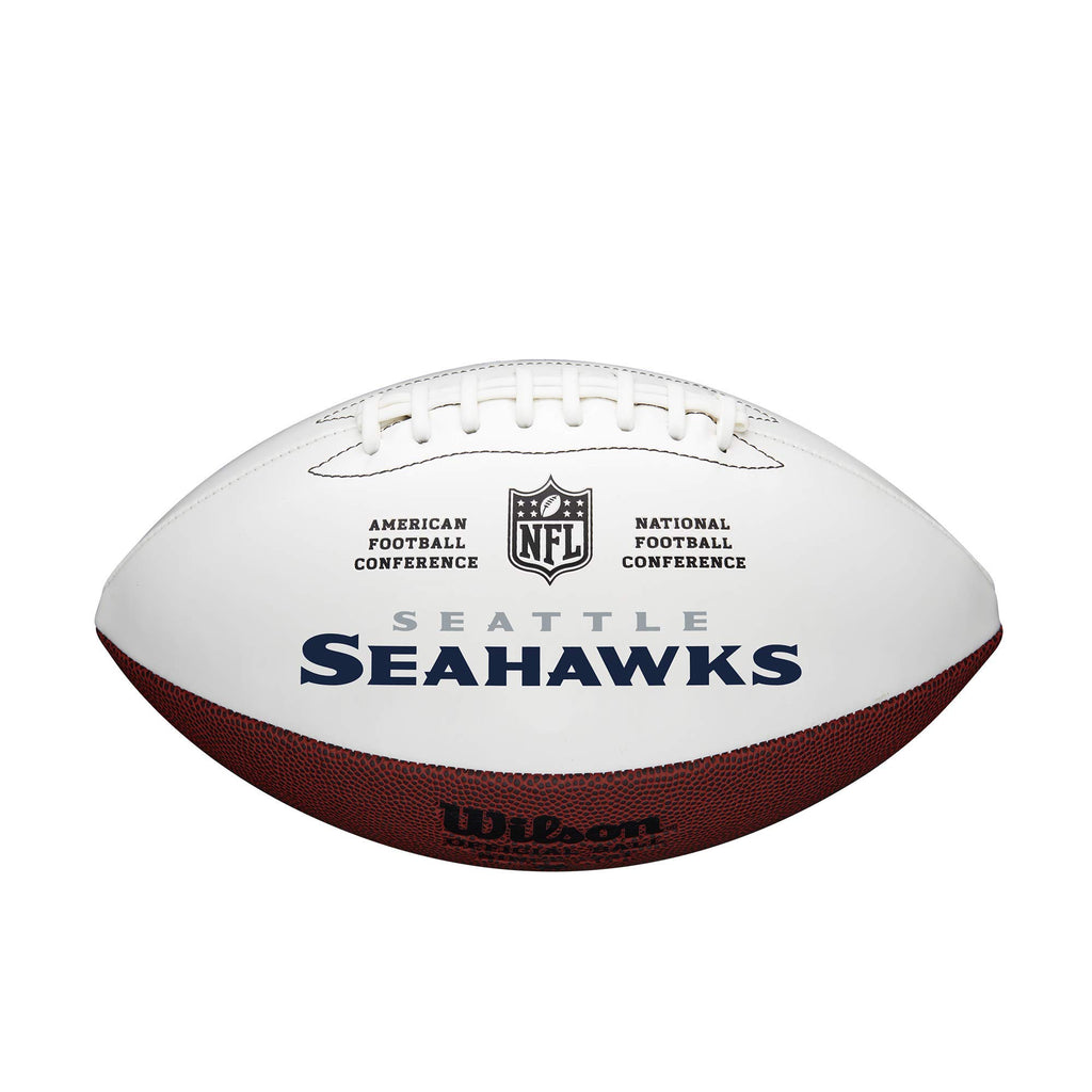 Wilson Nfl Live Signature Autograph Football - Official Size, Seattle Seahawks