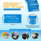 Moodooy Disposable Emergency Urinal Bag, 8 Pack Portable Camping Pee Bags, Travel Pee Bags, Traffic Jam Portable Urine Bag, Vomi